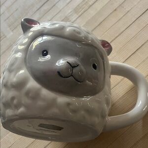 Charming Sheep Mug - Cream and Gray